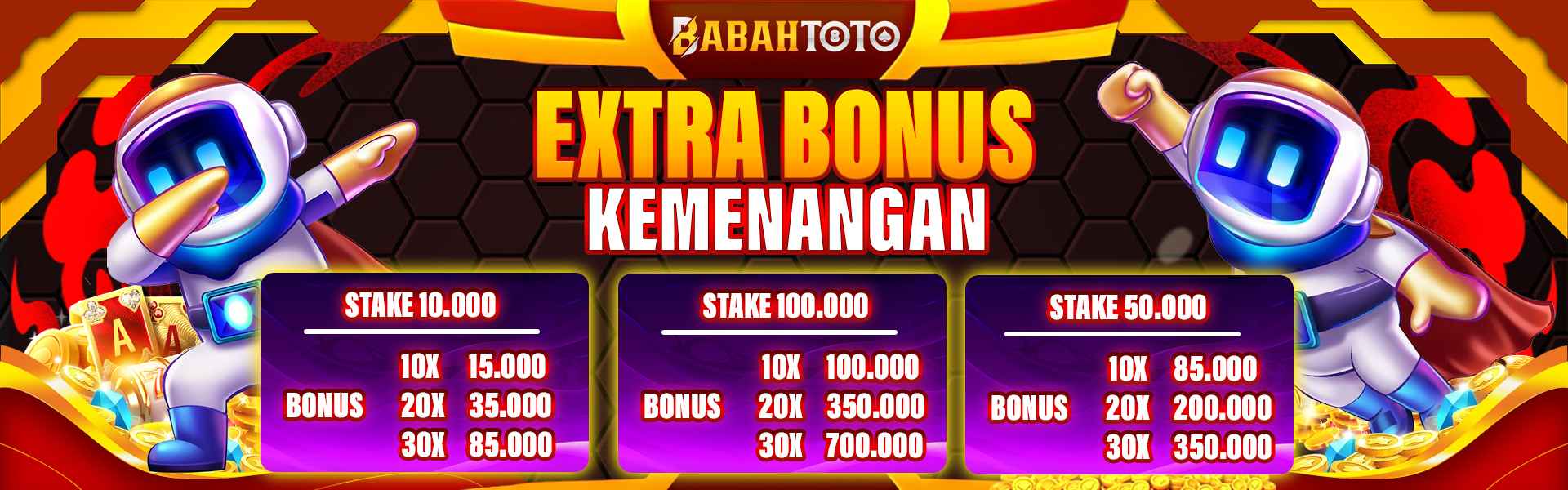 Extra  bonus kemenagan