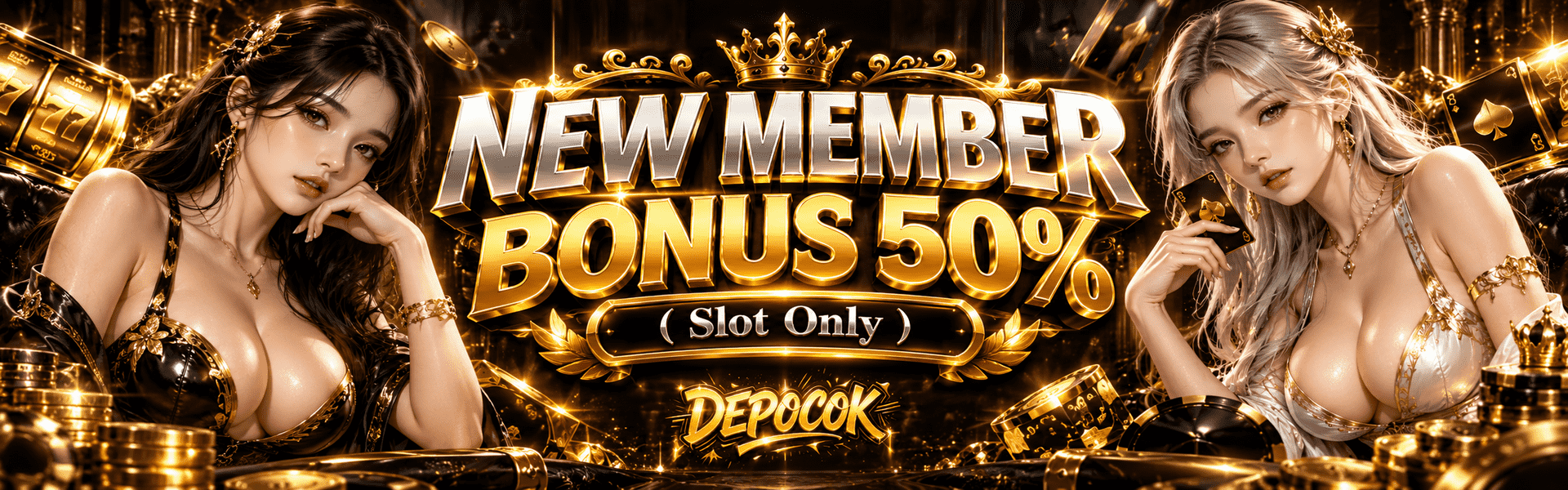 BONUS NEW MEMBER 50% Slot