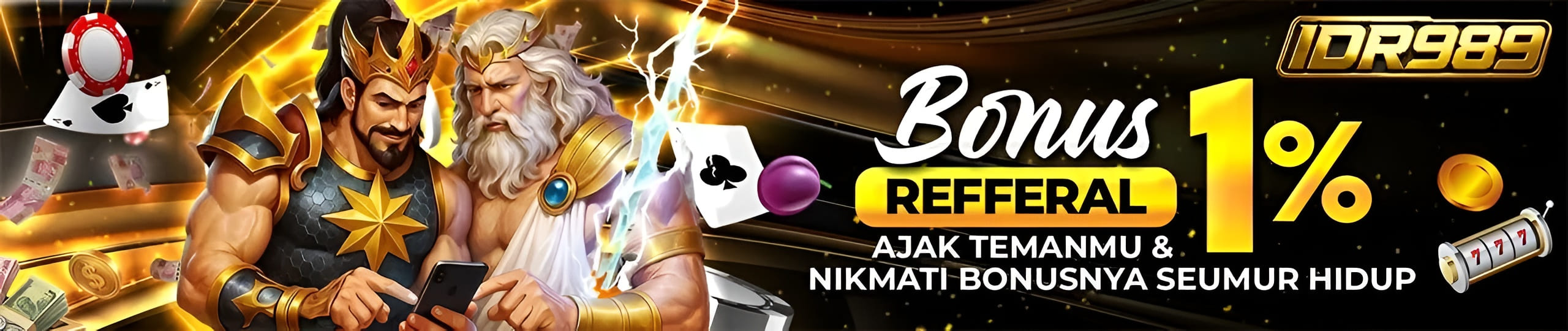BONUS REFFERAL 1%