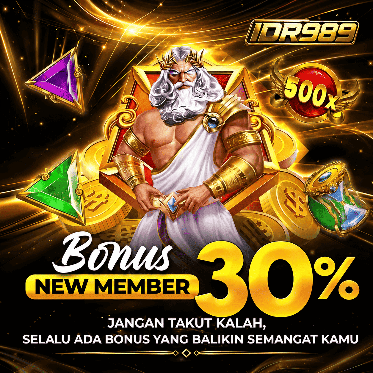 BONUS NEW MEMBER 30%