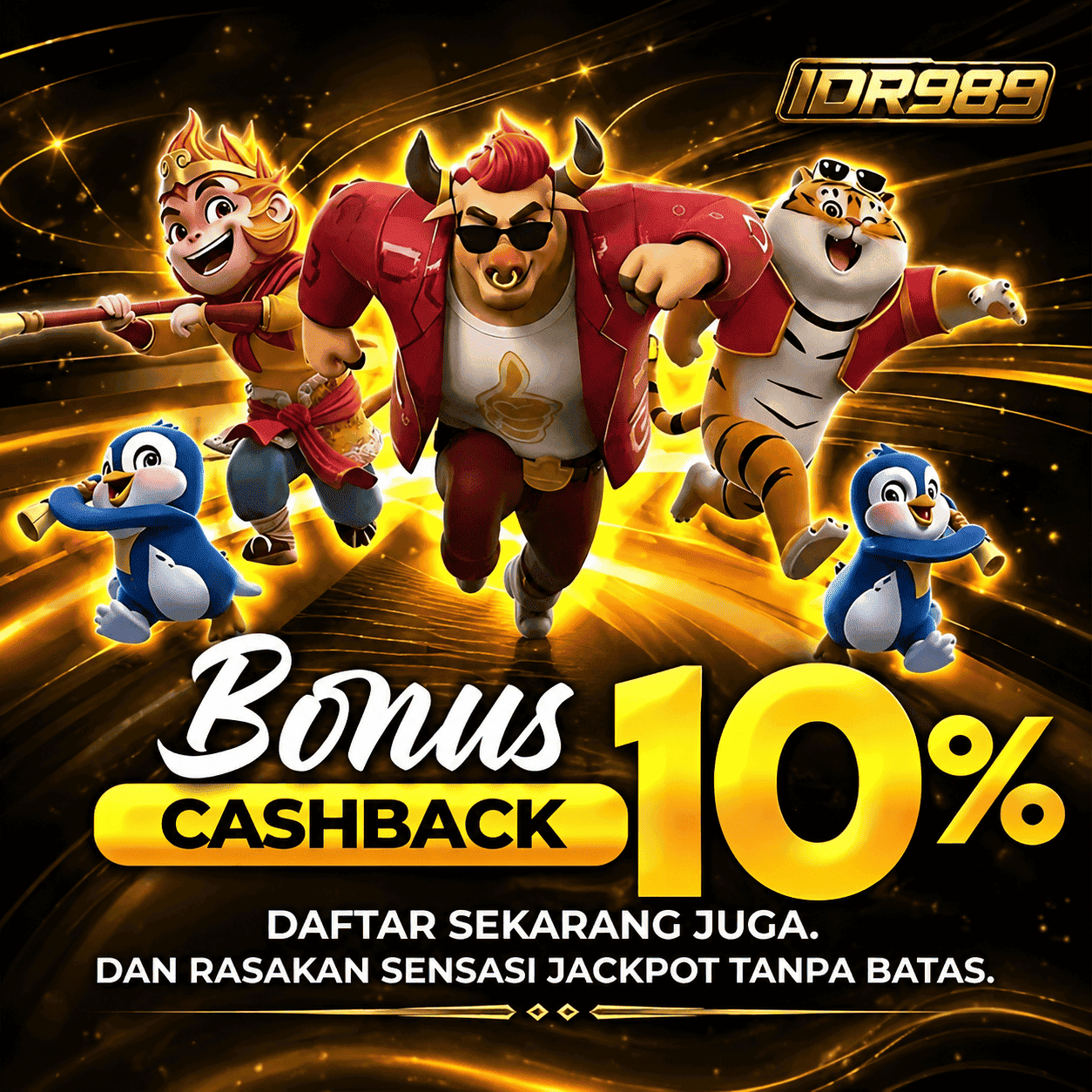 BONUS CASBACK 10%