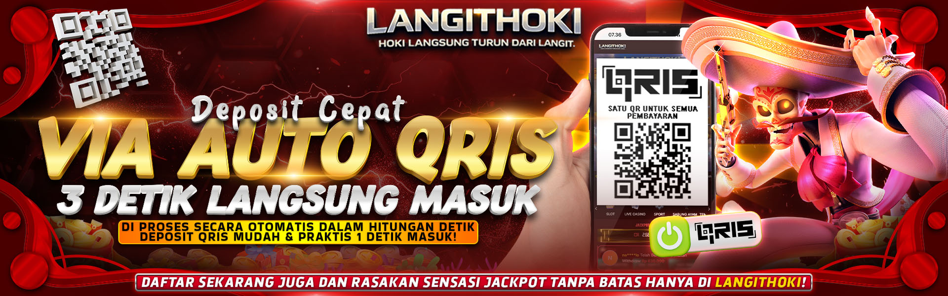Deposit 10k via Qris - Langithoki