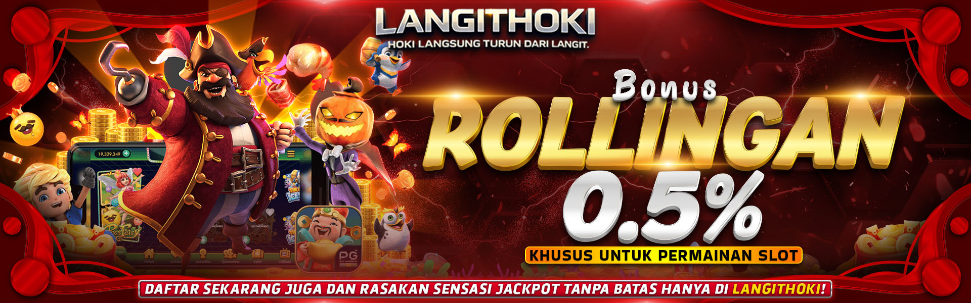 Bonus Mingguan Rollingan Slot - Langithoki