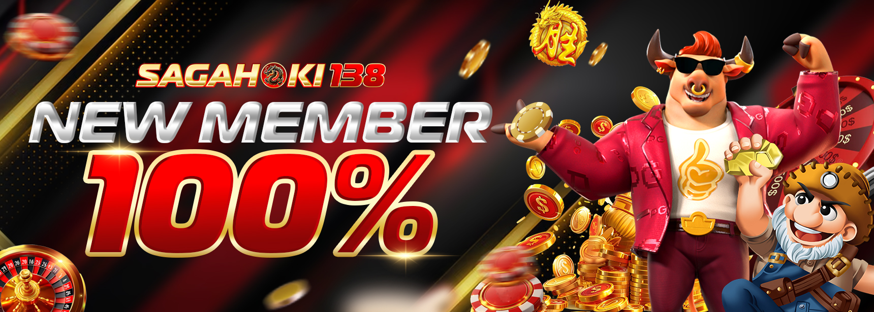 BONUS 100% NEW MEMBER (SLOT ONLINE)
