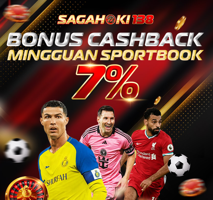 BONUS CASHBACK MINGGUAN SPORTBOOK 7%