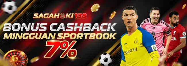 BONUS CASHBACK MINGGUAN SPORTBOOK 7%
