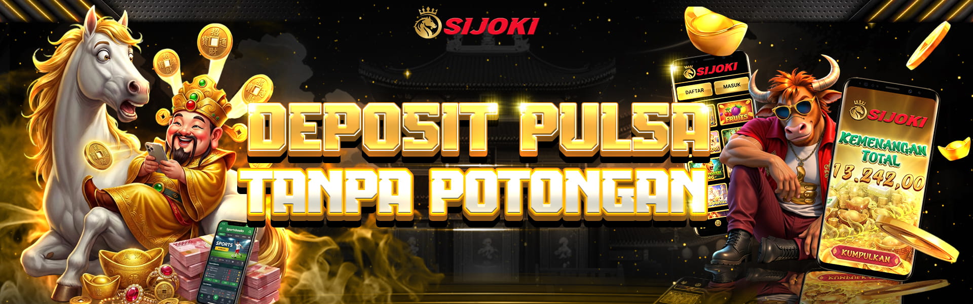 DEPOSIT PULSA TANPA POTONGAN