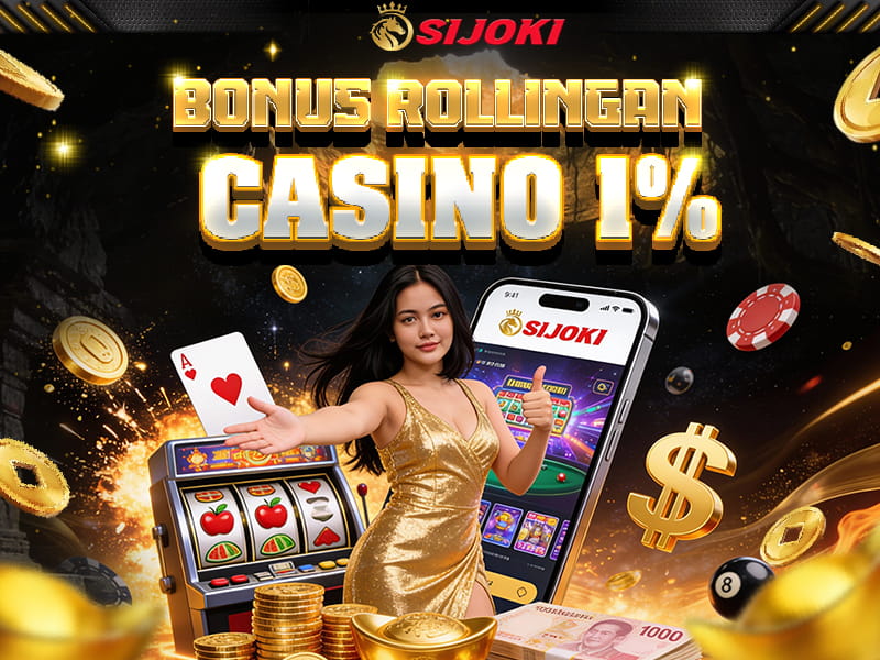 BONUS ROLLINGAN CASINO 1%